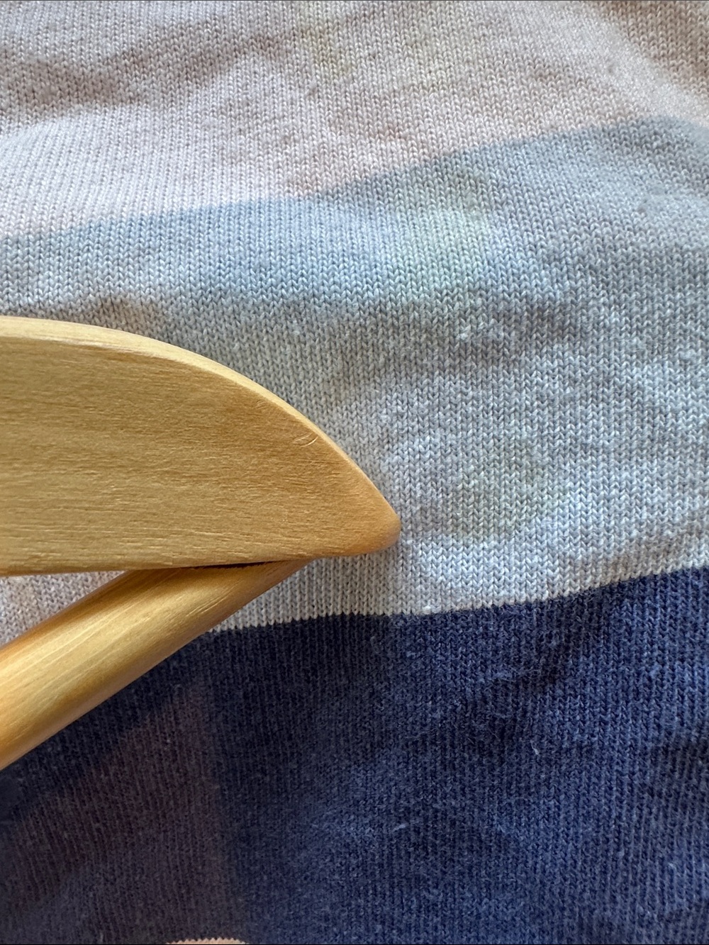 Polo Ralph Lauren Blue & White Striped Rugby Shirt - Picture 3 of 4